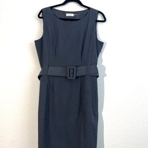 Calvin Klein gray sheath dress Size 12